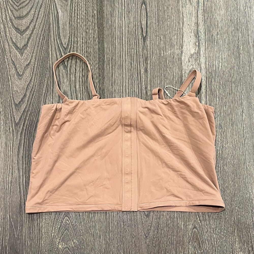NWT Skims Fits Everybody Adaptive Cami Crop Top Front Hook and Eye Sienna 3X